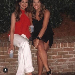 Gap high rise flare white jeans